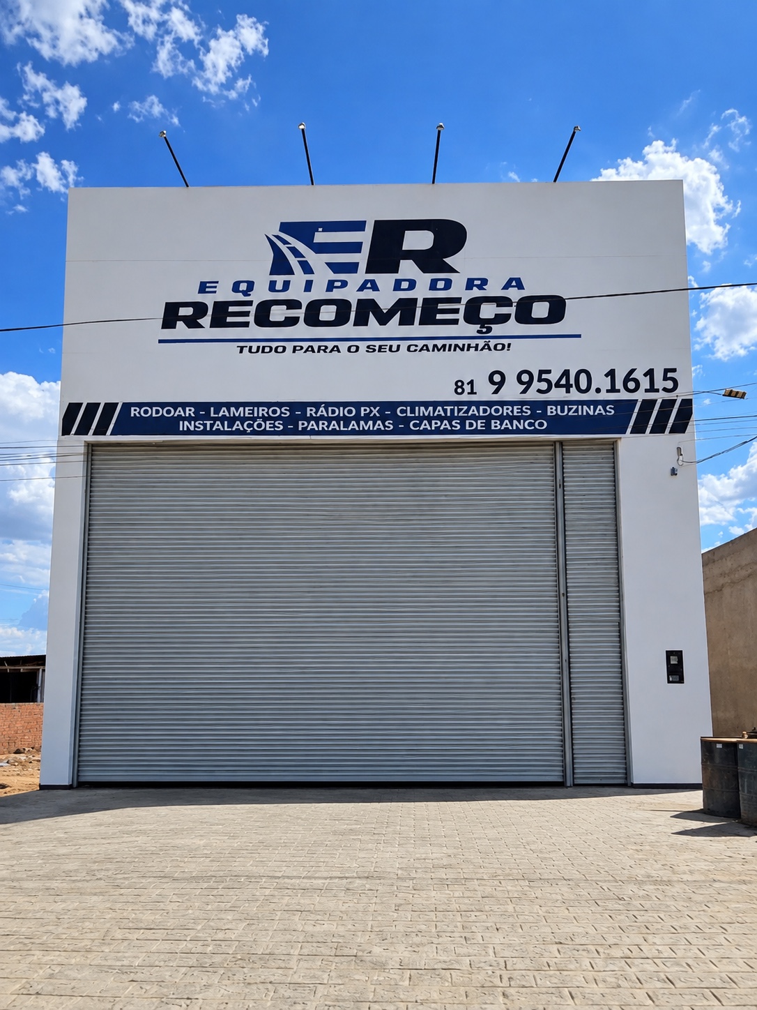Fachada da Equipadora Recomeço em Serra Talhada – PE